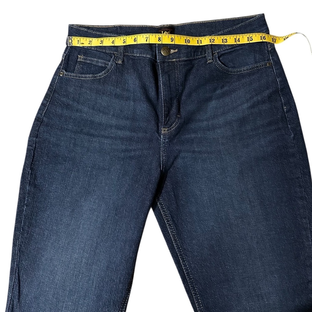 Lee Women's Dark Blue Flare Jeans - Picture 5 of 8